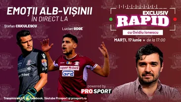 Rapid a plecat astăzi în cantonamentul din Slovenia, dar noi continuăm discuția la EXCLUSIV RAPID despre tot ceea ce se întâmplă la clubul lui Dan Șucu