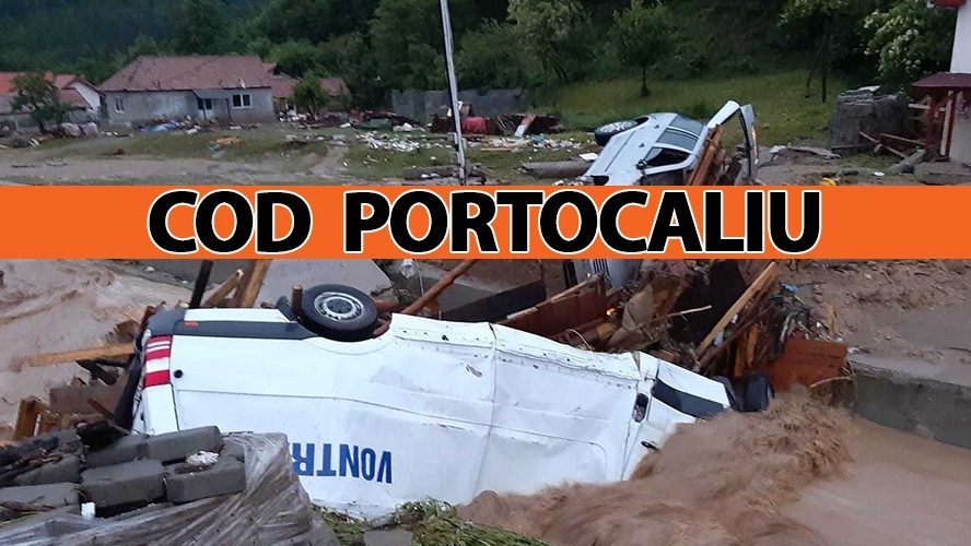 Cod portocaliu de vreme severă emis de ANM! Urmează 7 ore critice. Românii sunt sfătuiți să se adăpostească