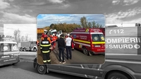 Accident cumplit pe DN7! Două persoane au murit, iar alte 14 au fost evaluate medical după impactul violent