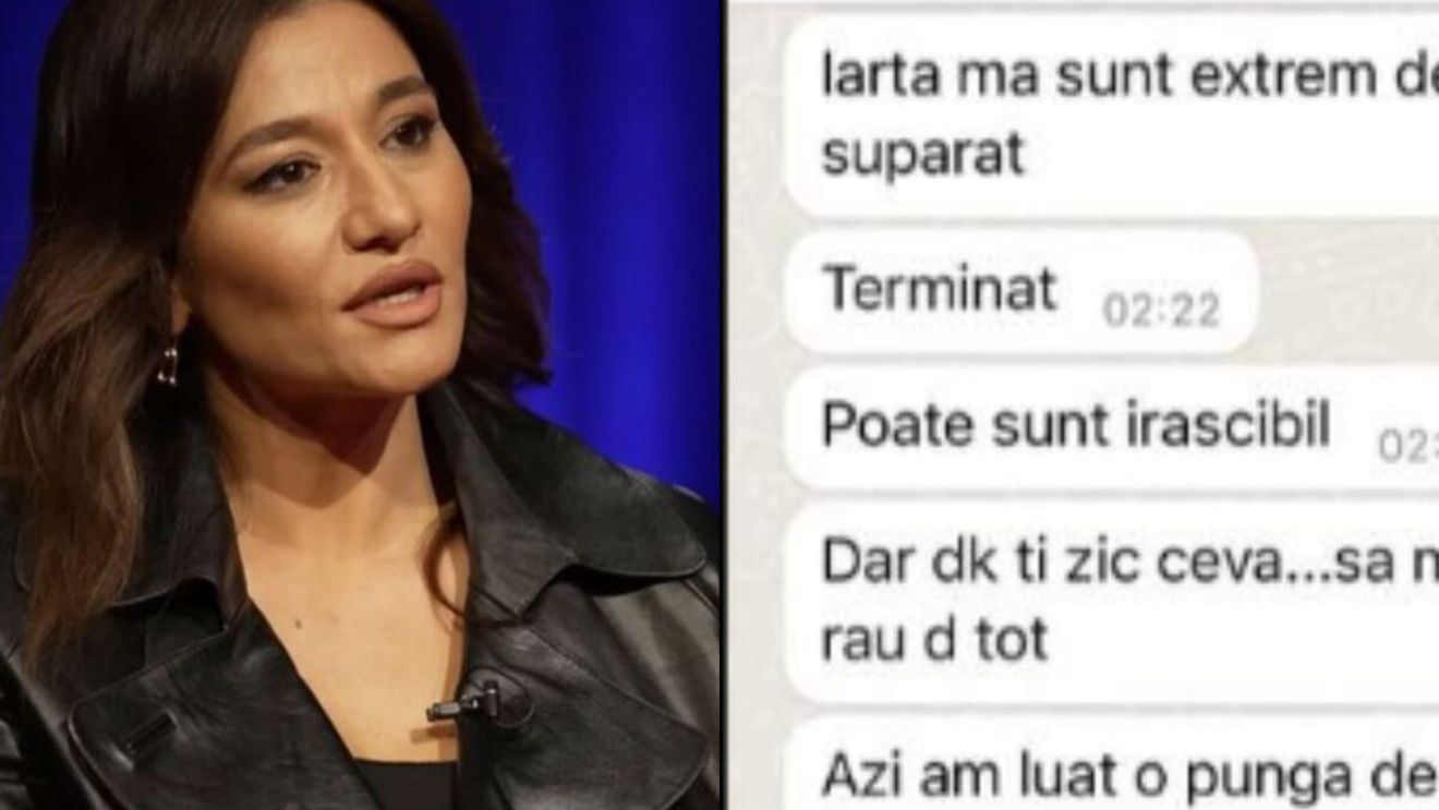 Claudia Pătrășcanu a făcut publice mesajele de la Gabi Bădălău. Afaceristul recunoaște că a înghițit o pungă cu pastile