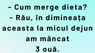 Bancul de joi | Dieta de după Anul Nou