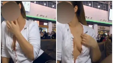 INCREDIBIL! O tânără a început s-a dezbrăcat în mall, iar sute de oameni...