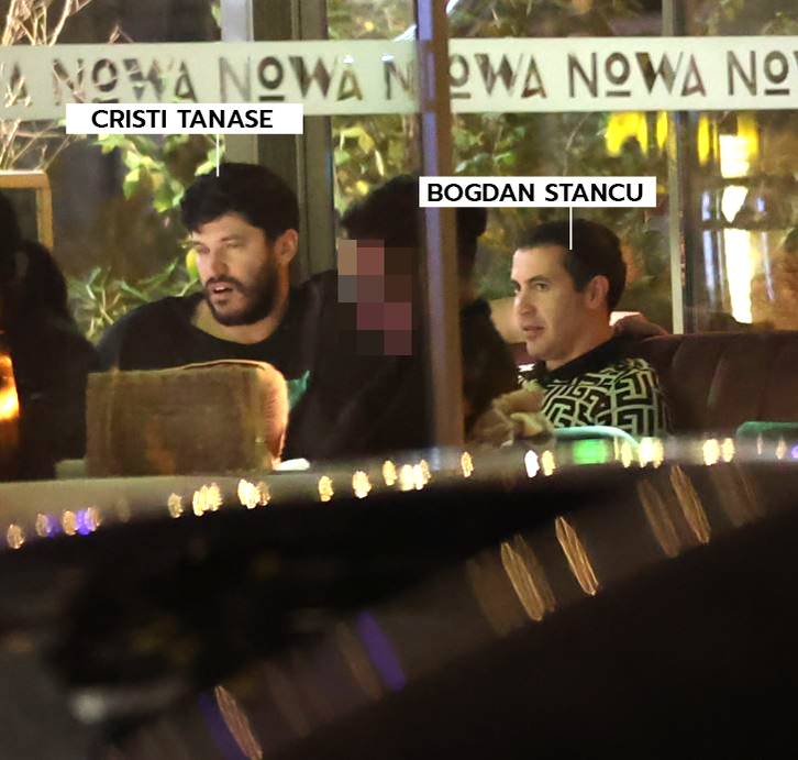 Cristian Tănase și Bogdan Stancu, relaxați la restaurant (SURSA FOTO: CANCAN.RO)