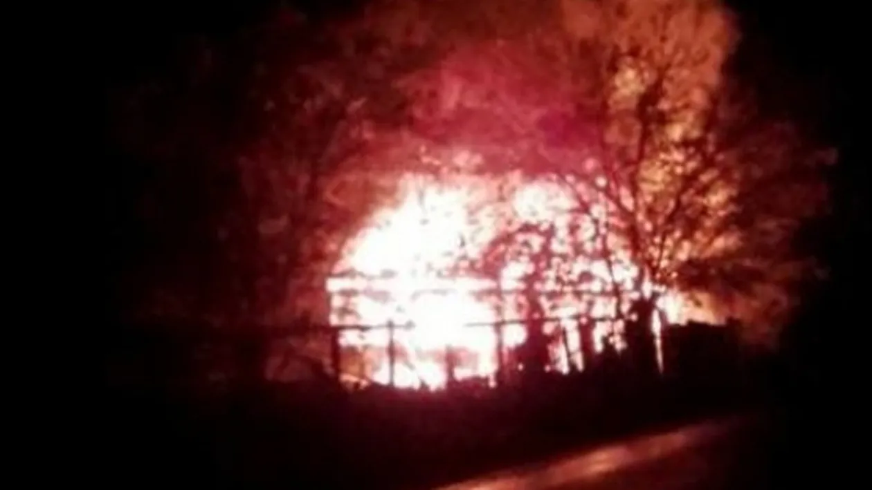 Un bărbat din Alba a ars de viu 