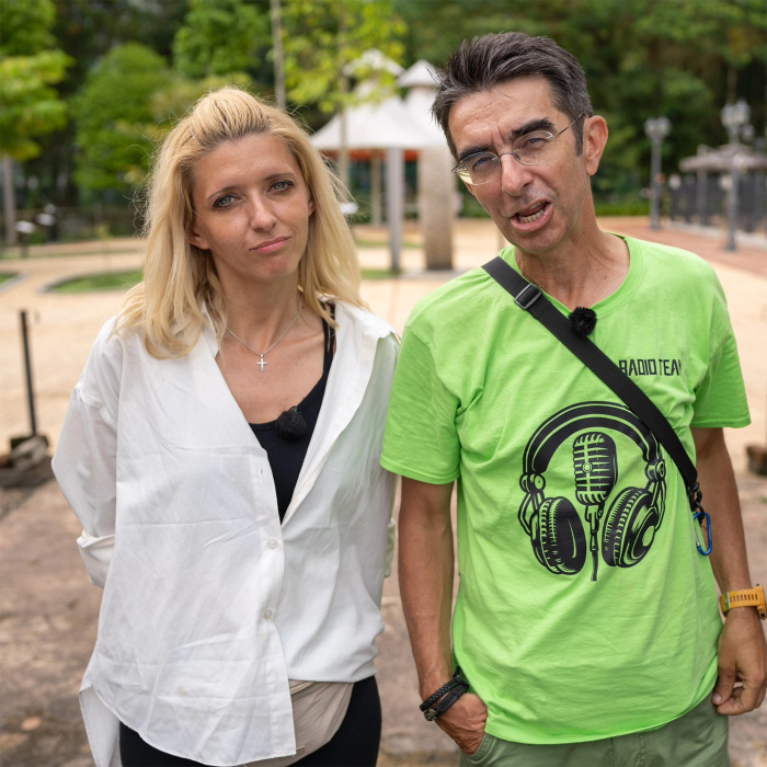 Oana Paraschiv și Mihai Găinușă / Foto: Antena 1