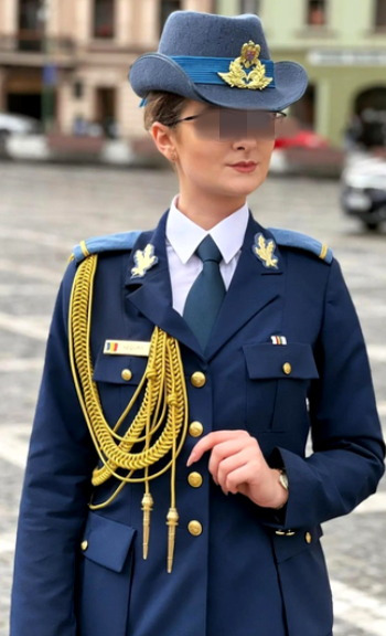 Daniela Palferenț, cadru militar în structurile Ministerului Apărării Naționale./ sursă foto: social media