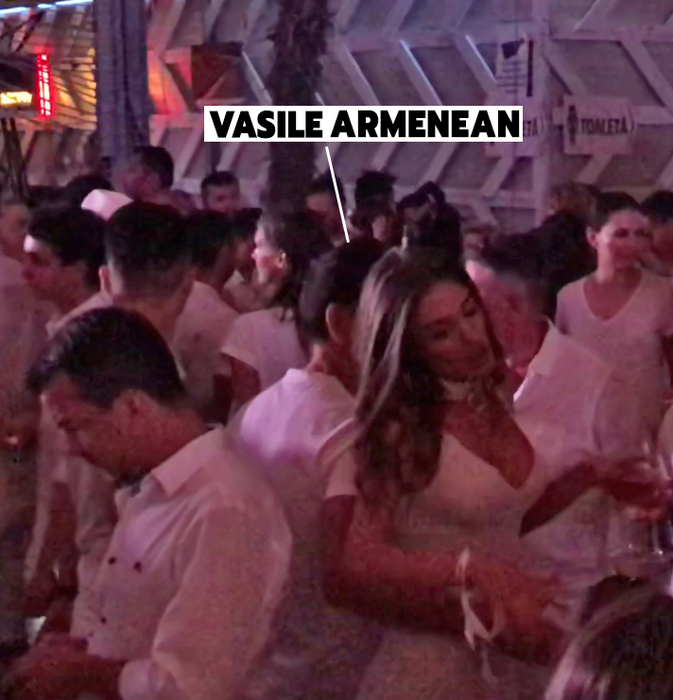 Vasile Armenean și iubita lui, în LOFT Mamaia