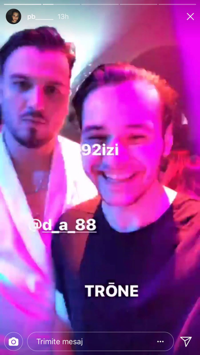Dani şi Patrick, după ce au ajuns în club