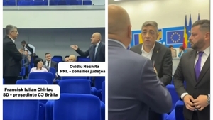 Scandal ca la ușa cortului la ședința PSD-PNL. Și-au aruncat cuvinte dure: „Nu ți-e rușine, măi porcule?”