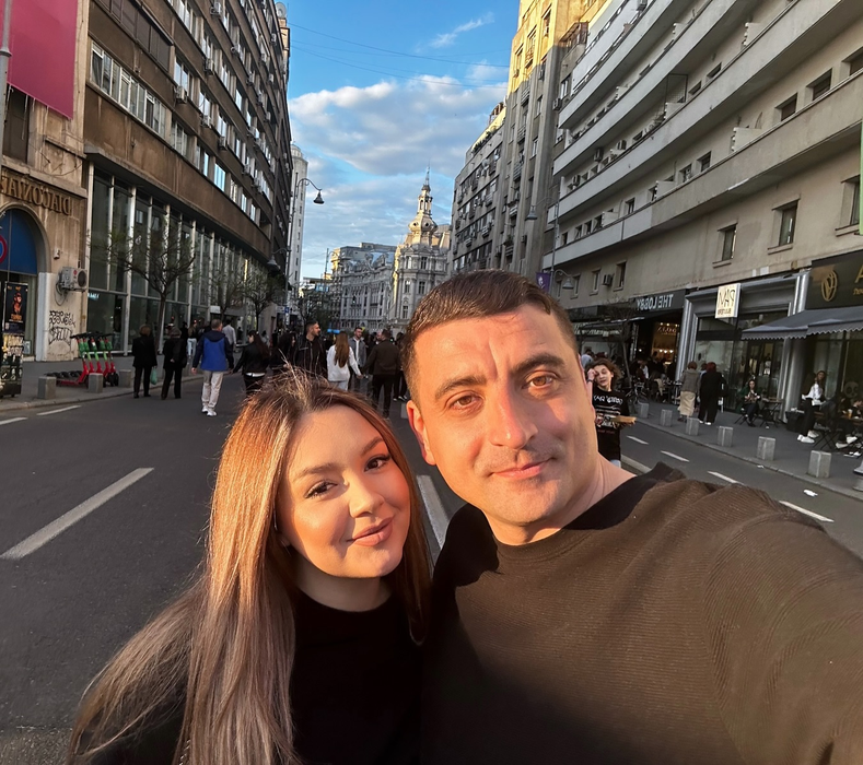 Ilinca și George Simion/ Sursa foto: Instagram