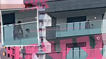 Au fost filmați în timpul unei ”partide” perverse pe balconul unui hotel de fițe din Mamaia!
