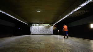 Accesul în stația de metrou în stația de metrou „Piaţa Muncii", parțial restricționat în zilele următoare