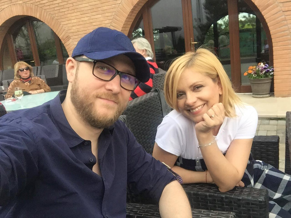 Simona Gherghe și soțul său, Răzvan Săndulescu