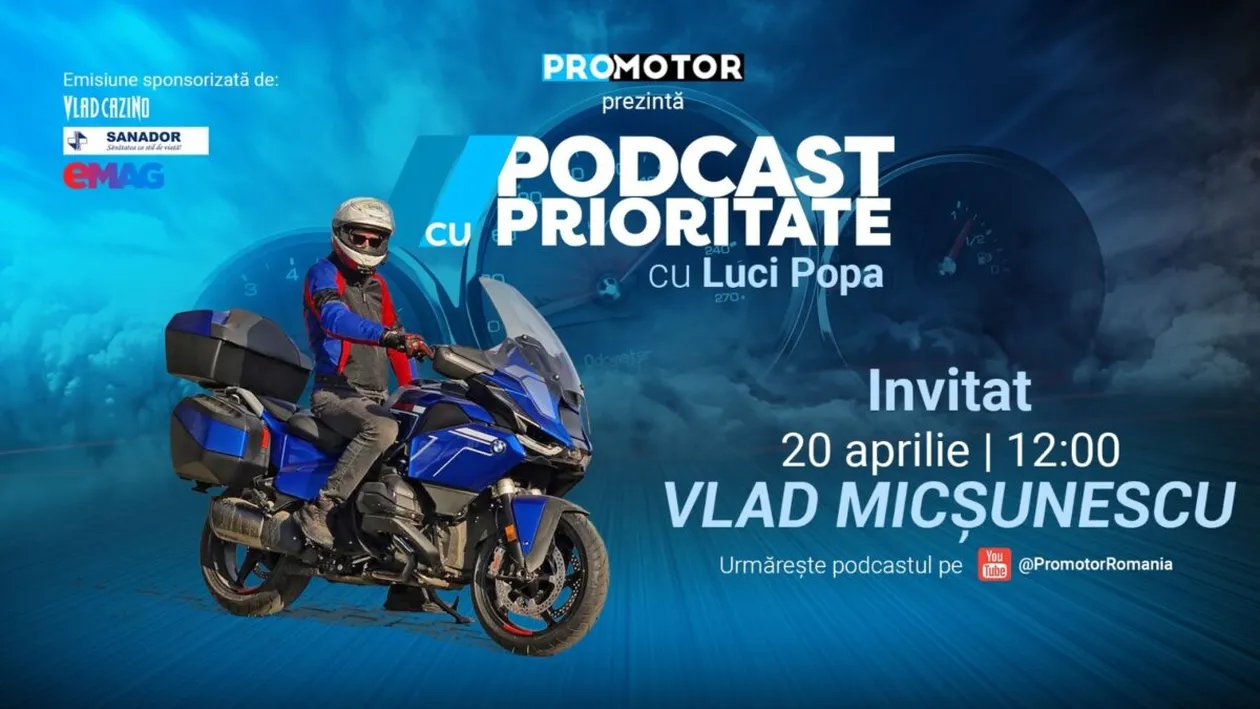 Vlad Micșunescu, în episodul 98 din „Podcast cu Prioritate” by ProMotor. China văzută prin ochii unui pasionat auto