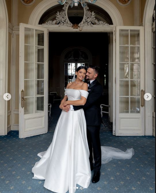 Oana Moșneagu și Vlad Gherman s-au căsătorit religios / sursă foto: Instagram