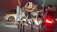 Sparte la mare! Petrecerea s-a terminat direct pe trotuar! Drumul spre pat s-a făcut cu transport asistat
