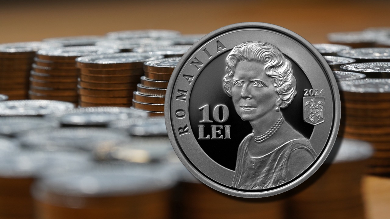 BNR lansează o monedă din argint de 10 lei! Cât costă o singură piesă