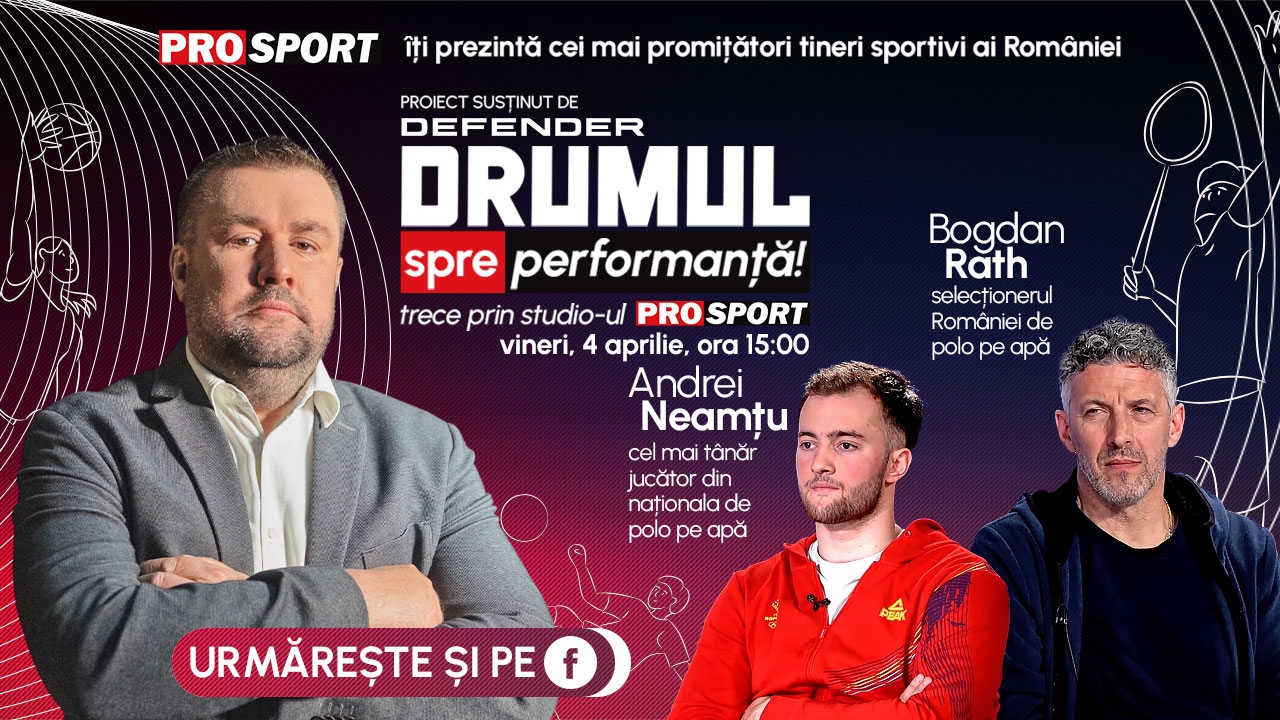 Emisiunea „Drumul spre performanță”, vineri 4 aprilie, de la ora 15.00. Supraviețuiește disciplina sportivă polo pe apă în România?
