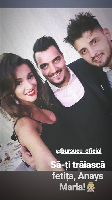 Bursucu și-a botezat aseară fetița! Cum s-a îmbrăcat Andreea, iubită prezentatorului de la Kanal D