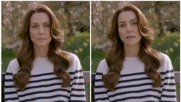 Detaliul pe care nimeni nu l-a observat în clipul cu Kate Middleton când anunța că are cancer. Gestul subtil care trădează adevărata ei stare