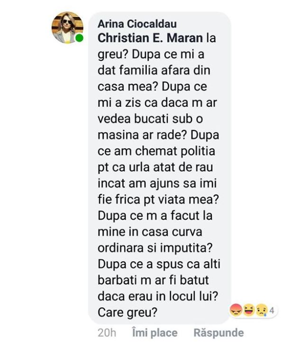 Mălin Bot, făcut praf de fosta iubită: „Mi-a dat familia afară din casa mea!”