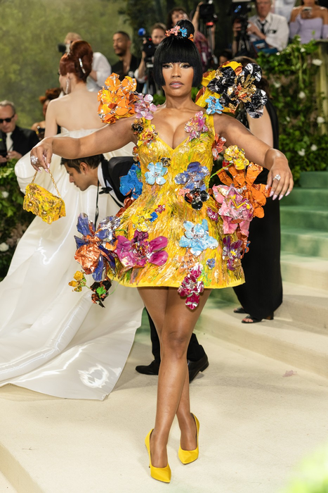 Celebrities attend the 2024 Met Gala Celebrating ‘Sleeping Beauties: Reawakening Fashion’ at The Metropolitan Museum of Art in New York City

Featuring: Nicki Minaj
Where: New York, United States
When: 06 May 2024
Credit: Michael Stewart/INSTARimages.com,Image: 870843911, License: Rights-managed, Restrictions: , Model Release: no