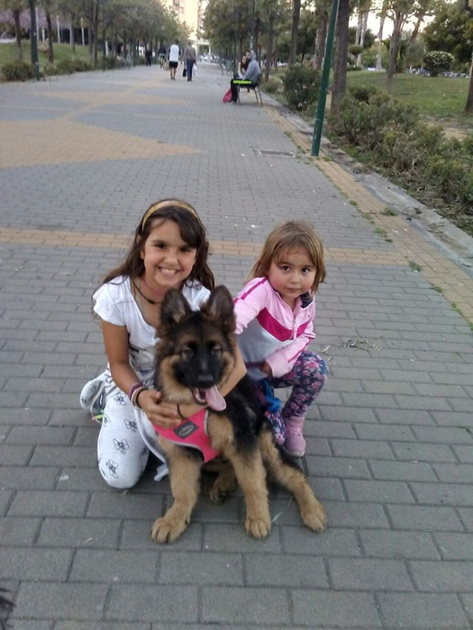 Cristina (10 ani) și Vanesa (4 ani), cele două fiice ale Nikitei