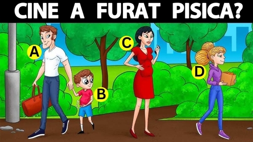 Test IQ exclusiv pentru genii | Care dintre acești 4 oameni a furat pisica?