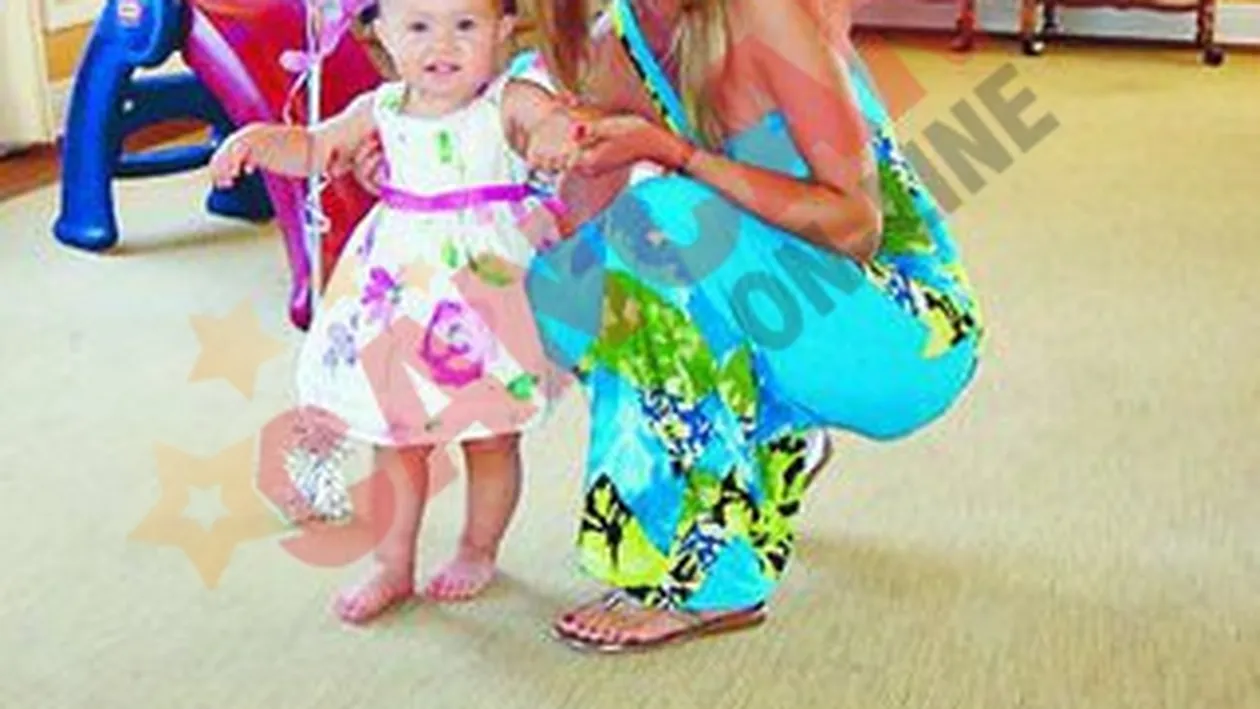 Catrinel Sandu si-a sarbatorit fetita in America