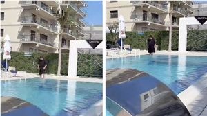 Florin Salam, gest revoltător la piscină! A fost filmat instant și aspru judecat de fanii prezenți