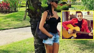 Poză rară cu Ştefan Bănică Jr. şi frumoasa lui soţie! Lavinia Pîrva este HOT în costumul de baie