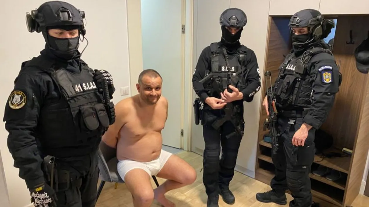 Un criminal francez, care a a înscenat un accident, a fost prins de mascați în București