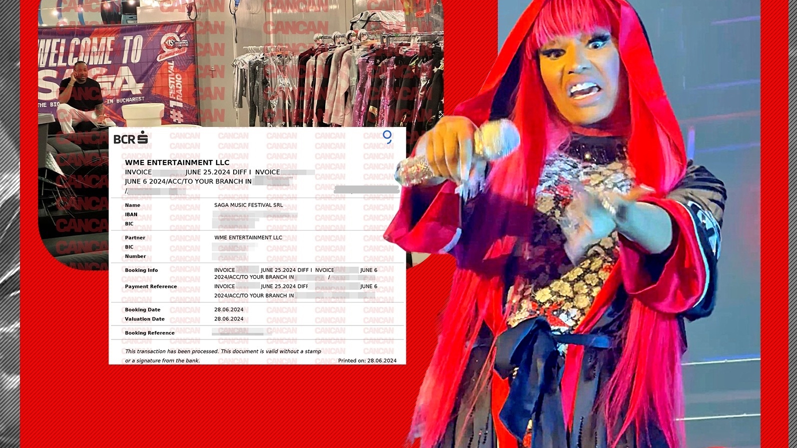 "Manevra" lui Nicki Minaj: şi-a luat banii de la Saga, dar a refuzat să mai urce în avionul către Bucureşti. FOTO EXCLUSIV