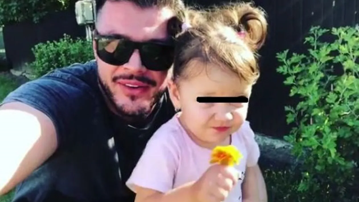 Victor Slav, fotografie de colecție alături de fetița lui: ”Îți seamănă perfect!”