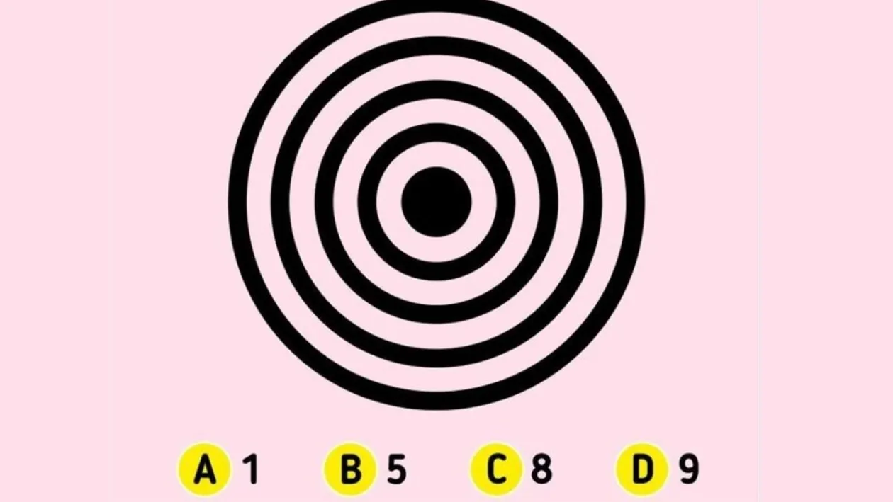 Test de inteligență | Câte cercuri sunt, de fapt, în această poză: 1, 5, 8 sau 9?