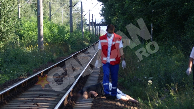 Un dambovitean si-a pus capul pe calea ferata