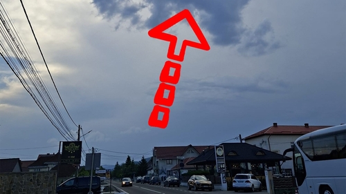 Apariție controversată pe cer, în Vatra Dornei. Ce a fotografiat un localnic