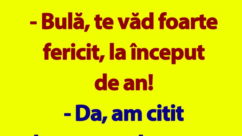 Bancul de weekend | Bulă și Neti Sandu