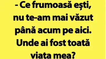 BANC | Bulă, la agățat: ”Ce frumoasă ești”