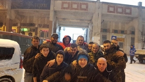 Asta da dragoste pentru culori! Celebrul suporter dinamovist Dan Cucu a făcut deplasarea la Botoșani! „Cucu prezent la Botoșani, Dinamo e mare!”
