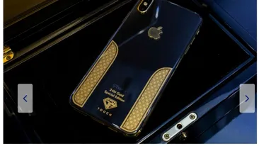 Cum arată telefonul pe care orice ”bombardier” și-l dorește: iPhone placat cu aur de 24 de carate. Are o reducere de 13000 de lei la eMag!