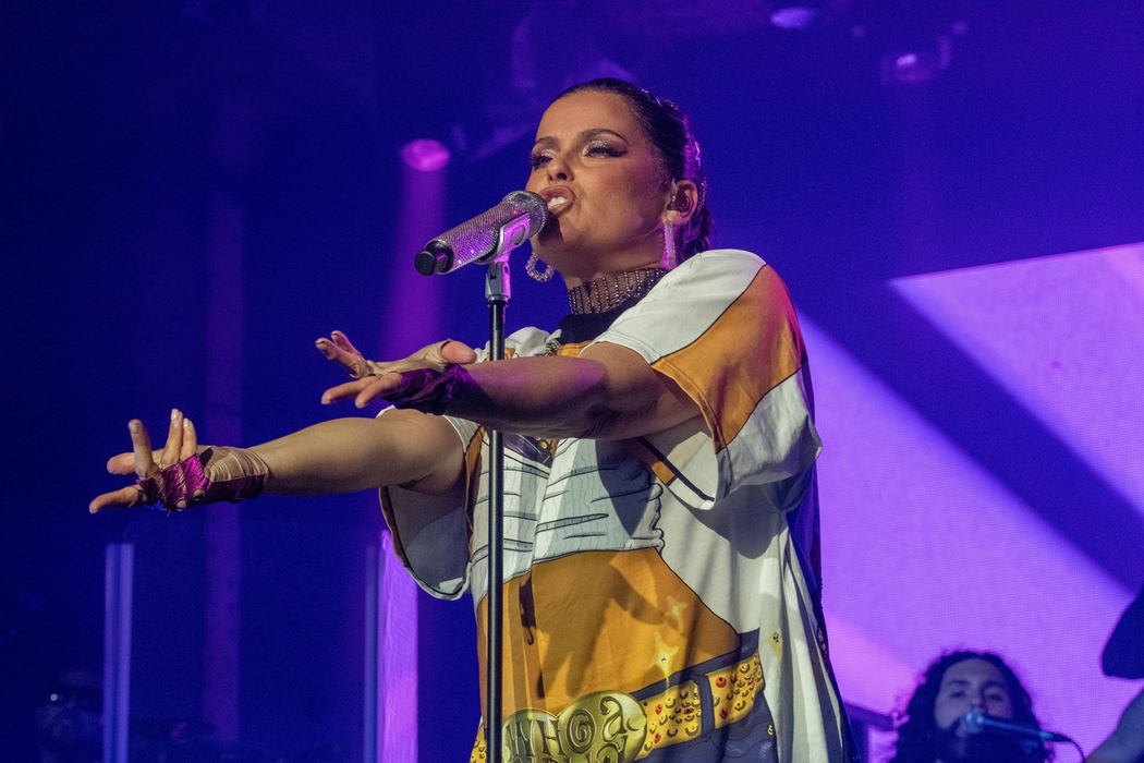 Nelly Furtado în concert la Manchester Pride, Manchester, Marea Britanie, 24 august 2025. Foto: Profimedia
