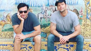Imagini emoţionante cu RICKY MARTIN şi logodnicul său. Au mers să îi ajute pe sinistraţii din Puerto Rico