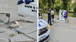 Monumentul lui Michael Jackson din Herăstrău, VANDALIZAT! Autoritățile au fost imediat sesizate