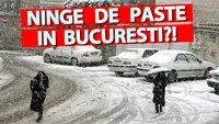 Ninge de Paște în București?! Meteorologii EaseWeather au modificat prognoza