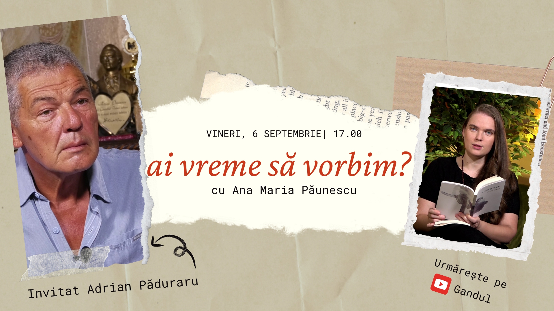 Adrian Păduraru, protagonistul filmului Declarație de dragoste, s-a destăinuit la „Ai vreme să vorbim” - singurul podcast de muzică folk și poezie