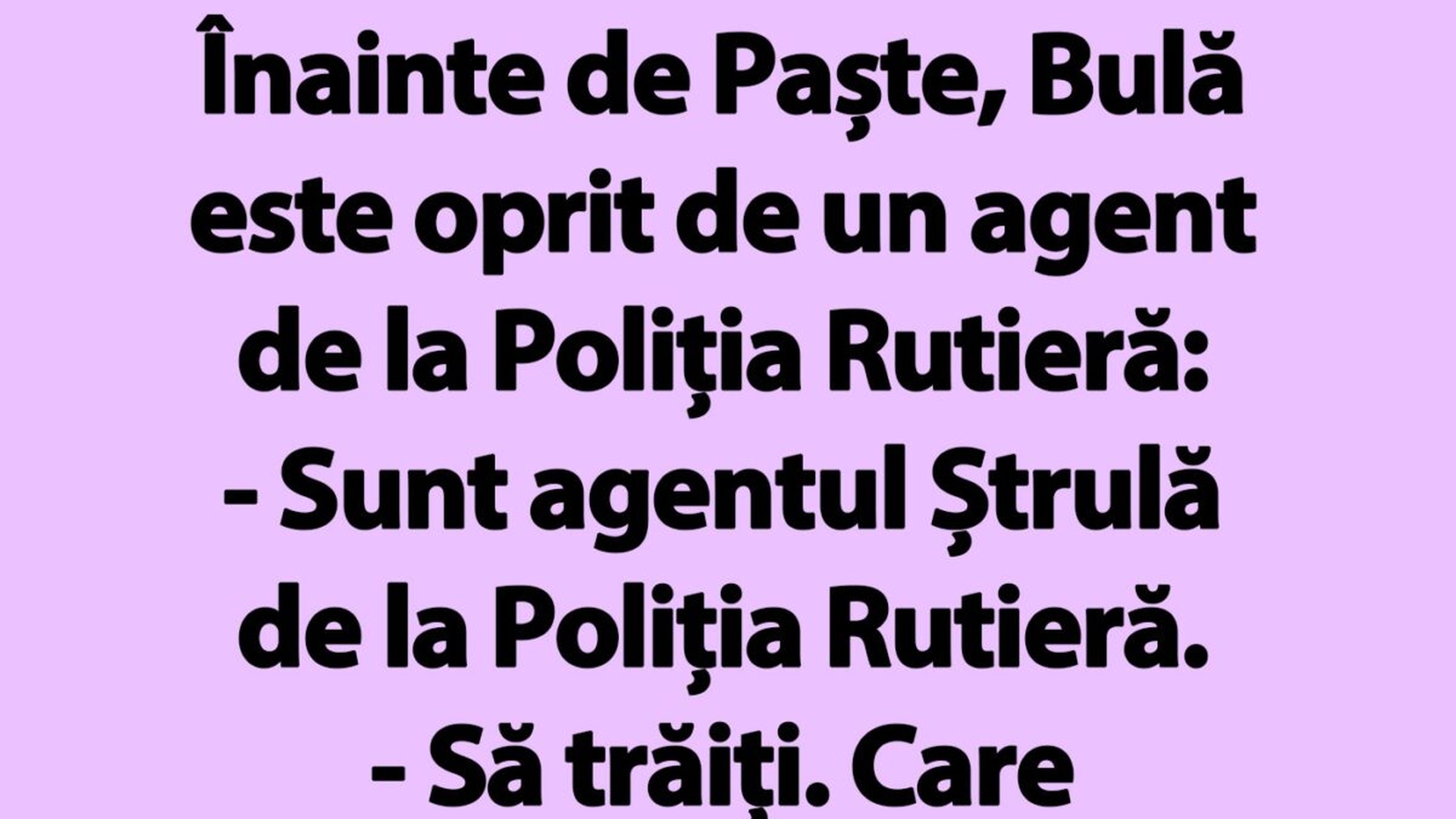 BANC | Bulă, Ștrulă și mielul de Paște