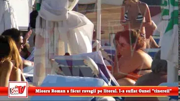 Mioara Roman a facut ravagii pe litoral!