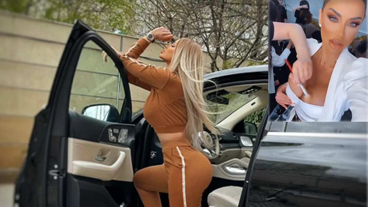 Bianca Drăgușanu, gafă vestimentară înainte să apară la Teo Show. A publicat din greșeală imagini în care unul dintre sâni “i-a evadat” din decolteul generos | FOTO