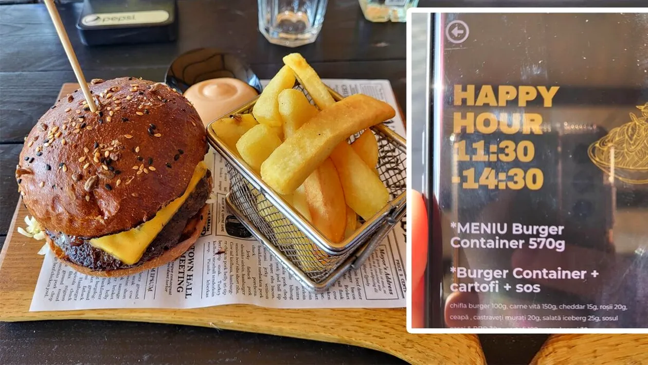 Câți lei a plătit un turist clujean pe un burger într-un restaurant din Suceava: Halucinant, sincer!